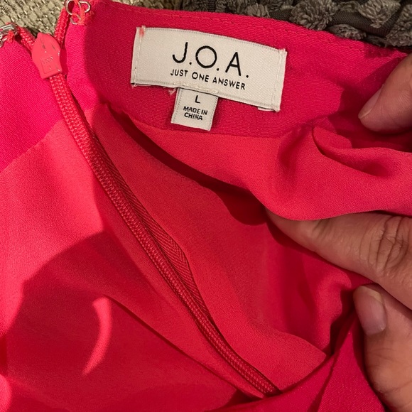 Anthropologie pink J.O.A skirt - Picture 4 of 5